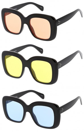 Chic Model Oversize Square Designer Wholesale Sunglasses