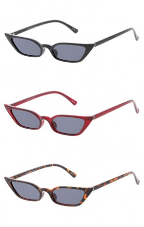 Retro Womens Thin Cat Eye Wholesale Sunglasses