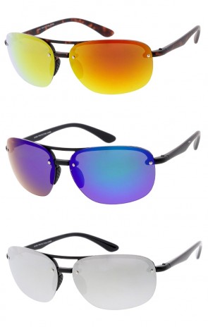 Lifestyle Active Sportswear Classic Rimless Wholesale Sunglasses