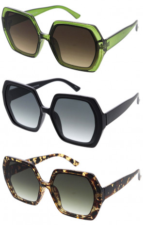 Glamorous Large Oversize Square Geometric Wholesale Sunglasses 60mm