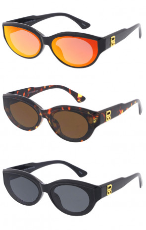 Cat Eye Plastic Frame Luxury Fashion Wholesale Sunglasses 57mm