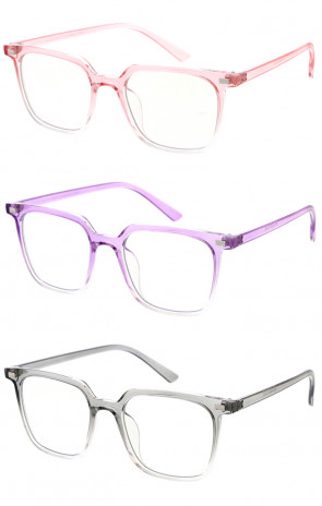 Everyday Square Horn Rimmed Wholesale Computer Blue Light Glasses 51mm