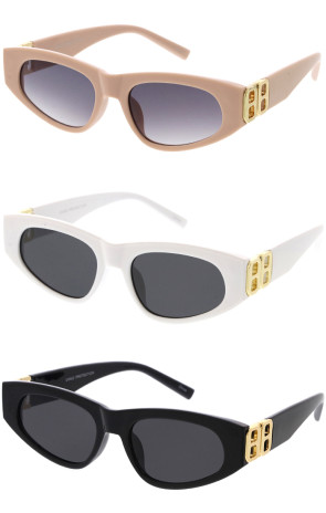 Chic Luxury Fashion Cat Eye Retro Wholesale Sunglasses 71mm