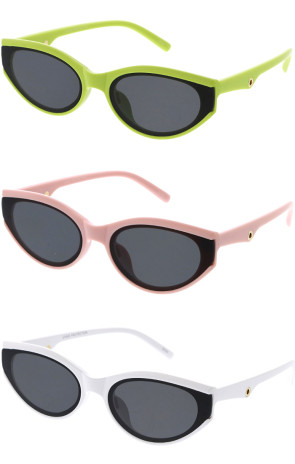 Street Fashion Decades Oval Cat Eye Wholesale Sunglasses 73mm