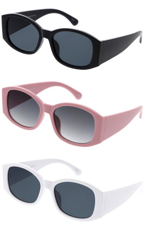 Chunky Arm Thick Rimmed Square Wholesale Sunglasses 71mm