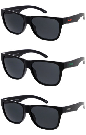 Kush Everyday Action Square Wholesale Sunglasses 55mm