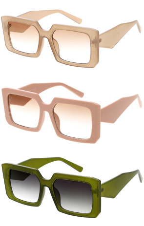 Classy Thick Rimmed Medium Square Wholesale sunglasses 55mm