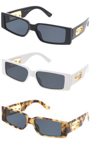 Luxury Fashion Animal Design Square Wholesale Sunglasses