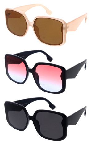 Elegant Oversized Triangle Arm Square Wholesale Sunglasses
