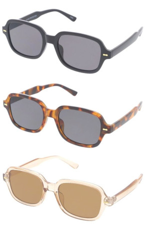 Chic Fashion Small Metal Rivet Round Square Wholesale Sunglasses