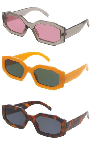 Sleek Retro Geometric Square Wholesale Sunglasses