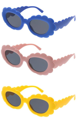 Clouded Shape Plastic Frame Cloud Novelty Wholesale Sunglasses