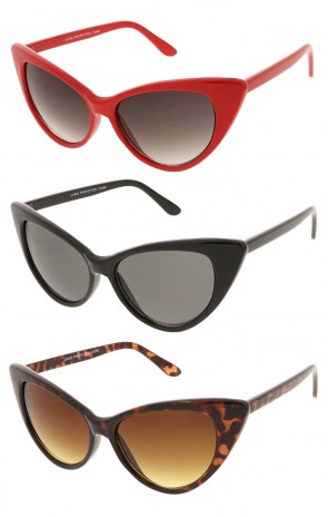 Designer Womens Retro Cat Eye Fashion Wholesale Sunglasses