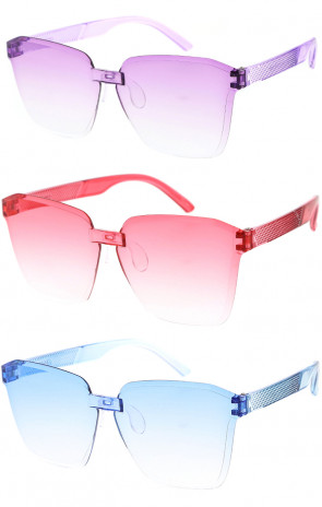 Kids Oversize Gradient Lens Square Wholesale Sunglasses 60mm