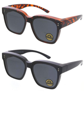 Classy Polarized Medium Thick Horn Rimmed Wholesale Sunglasses