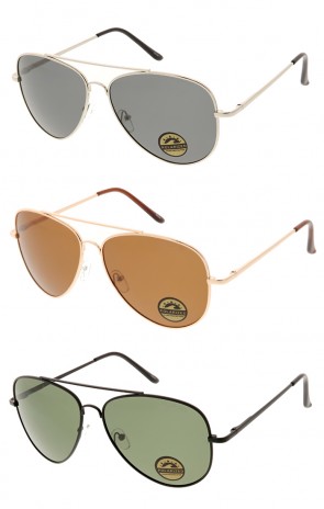 Classic Premium Metal Polarized Lens Aviator Wholesale Sunglasses